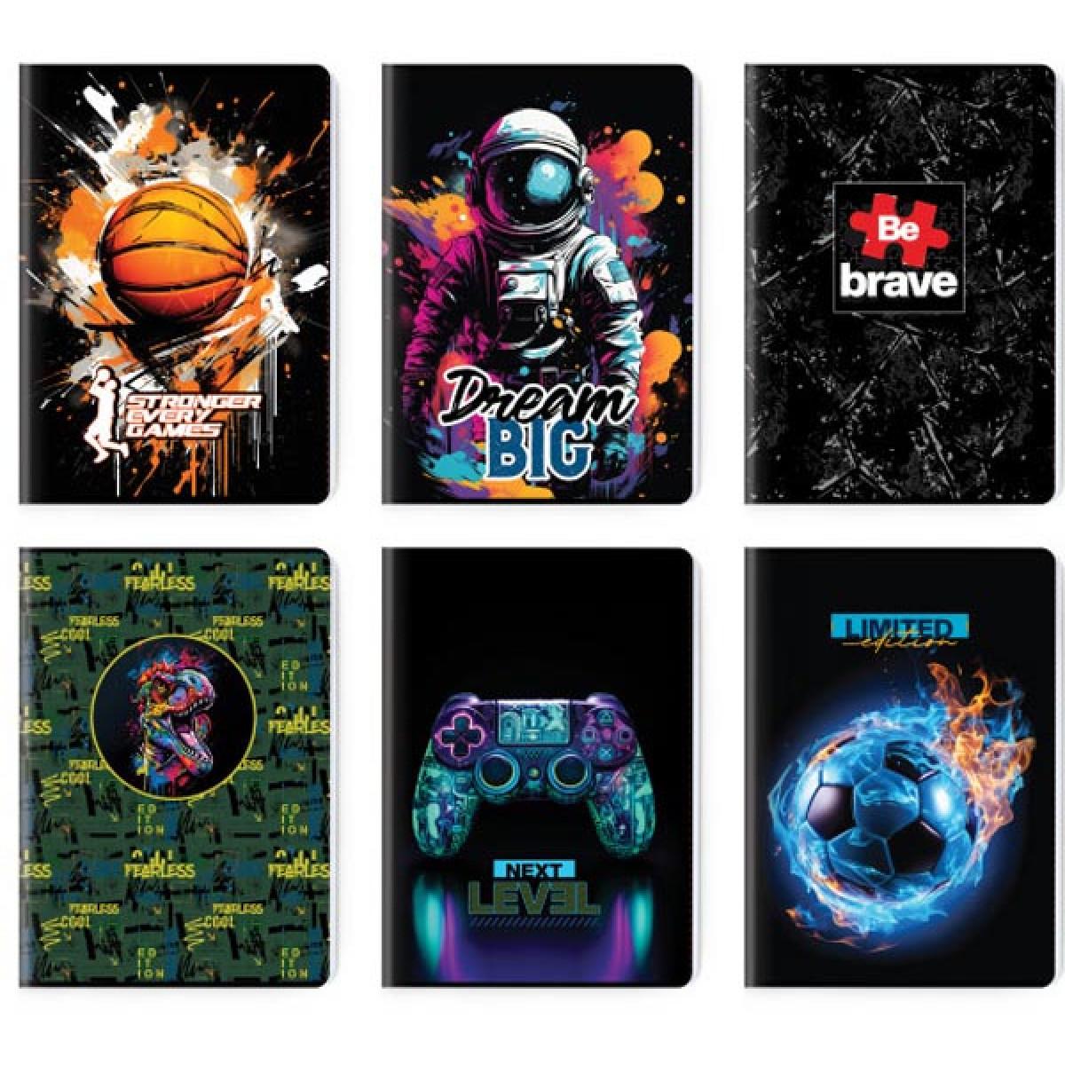 SVESKA PREMIUM A4 DIKTO 52L BOY'S COLLECTION SC3134 