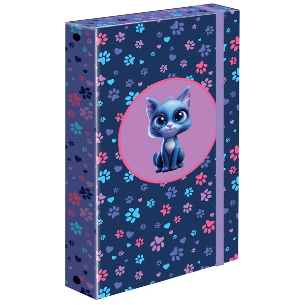 FASCIKLA PREMIJUM SA GUMOM -KITTY PAWS 31x24x4,5cm 