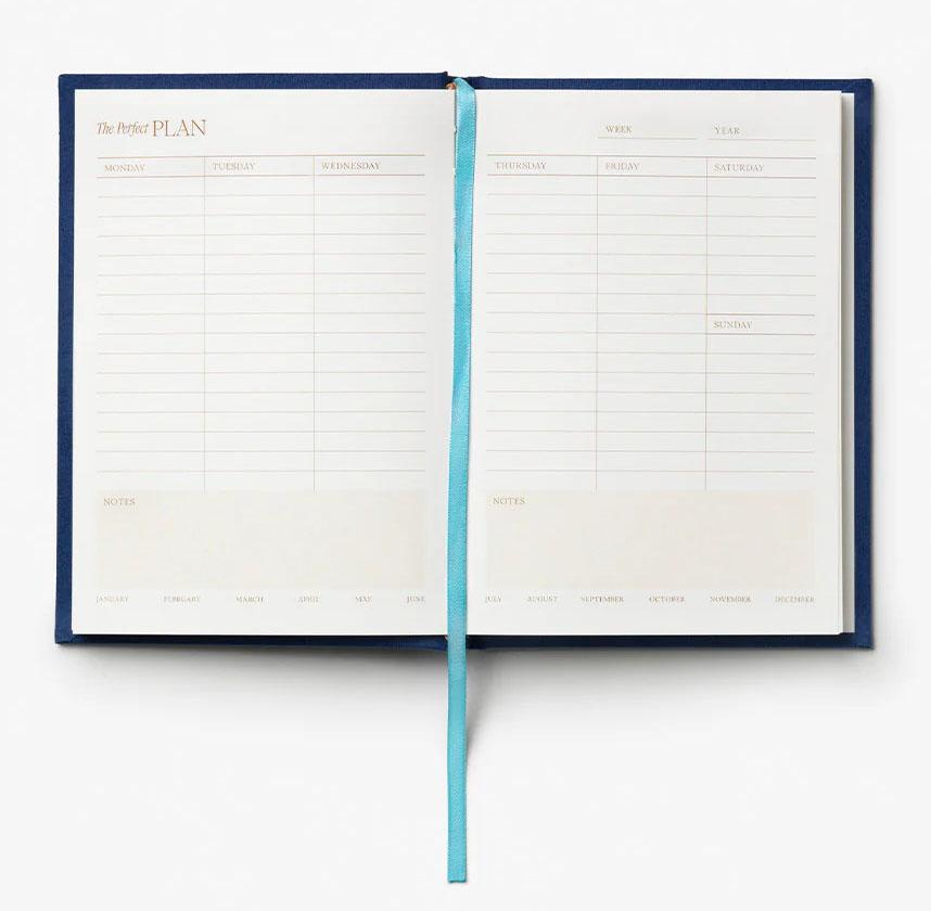 Nedeljni planer - THE PERFECT PLAN, BLUE 