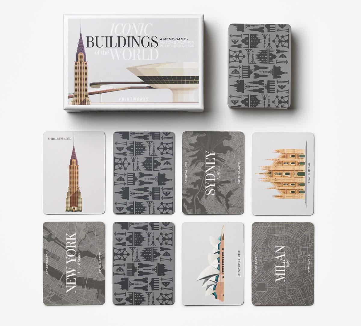 Igra memorije ICONIC BUILDINGS 