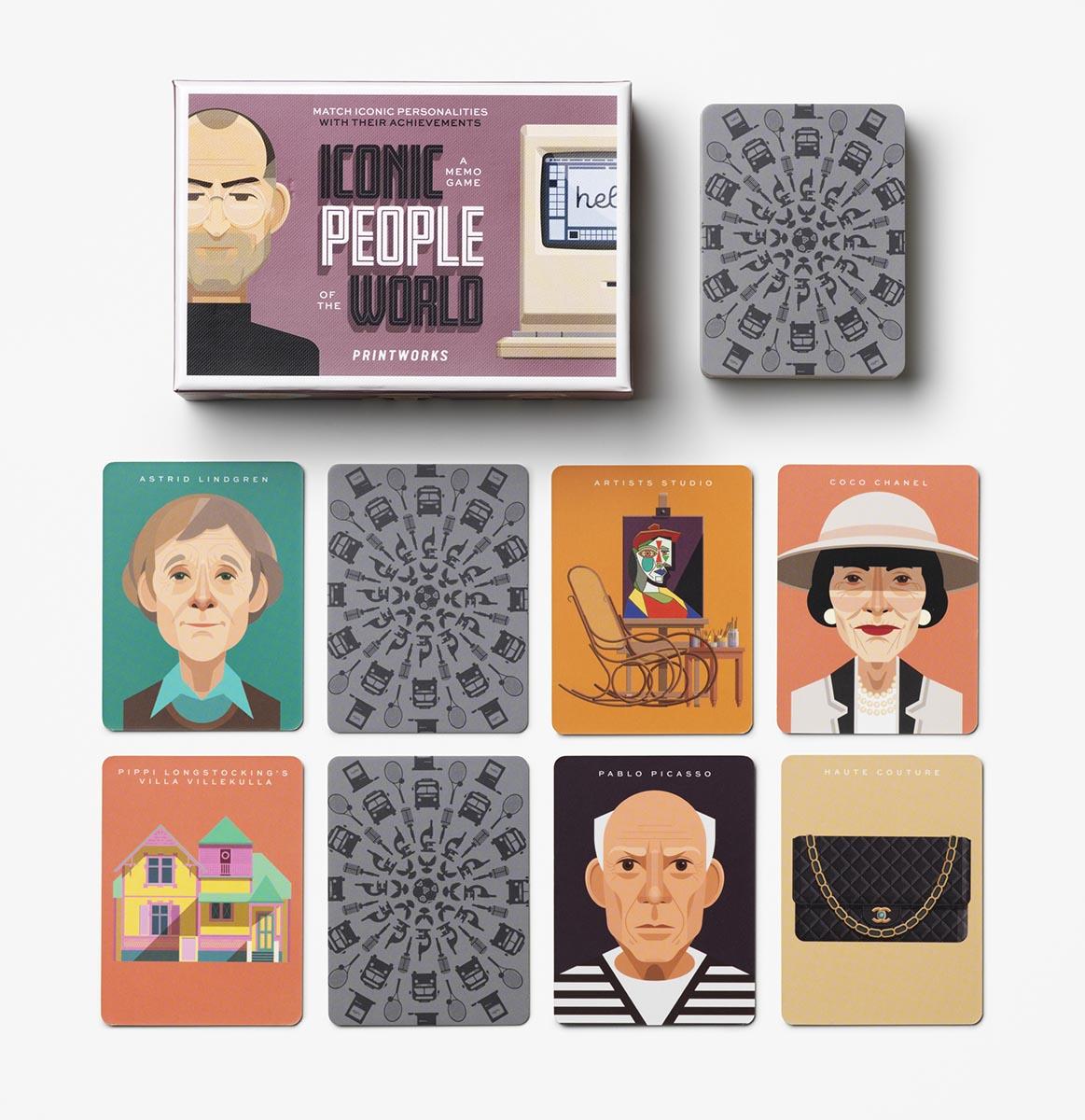 Igra memorije ICONIC PEOPLE 