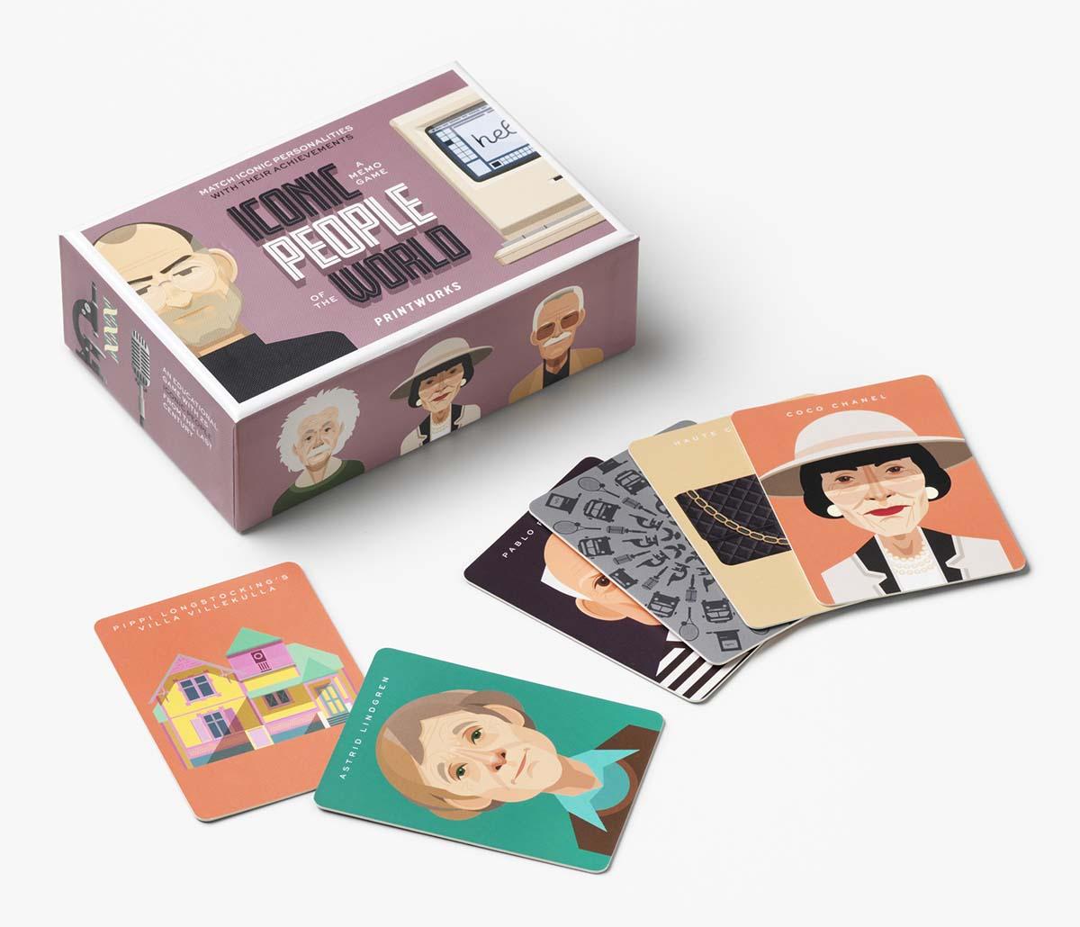 Igra memorije ICONIC PEOPLE 