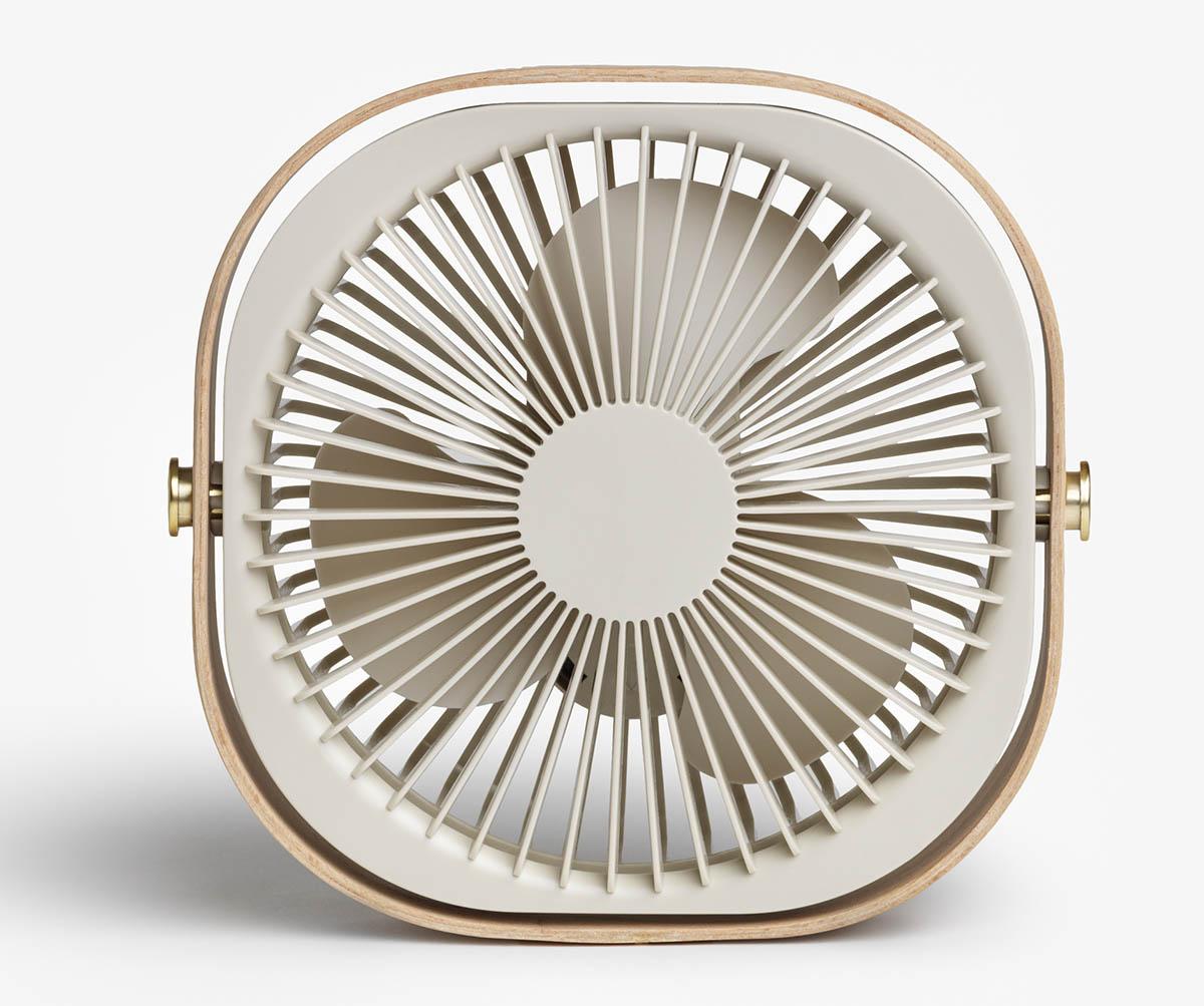 USB ventilator FANTASTIC WOOD - BEIGE 