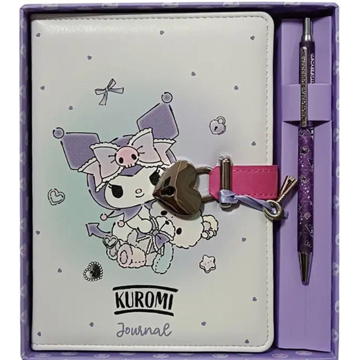Notes sa ključićem i olovka KUROMI HUSH HUSH 