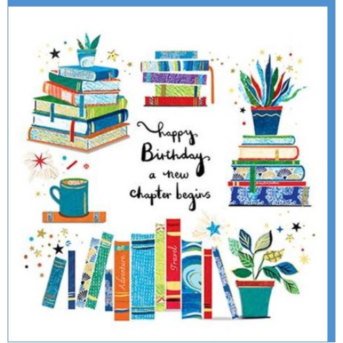 Rođendanska čestitka BOOKS 
