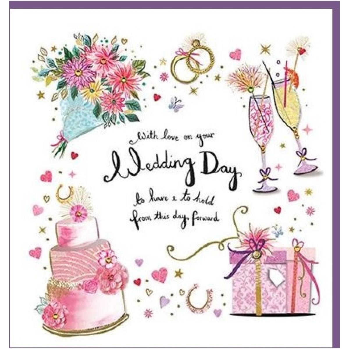 Čestitka za venčanje WEDDING DAY BORDER 