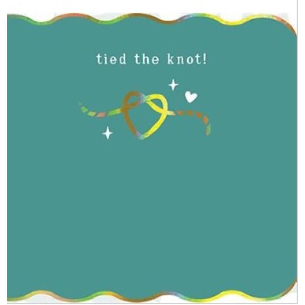 Čestitka za venčanje TIED THE KNOT 