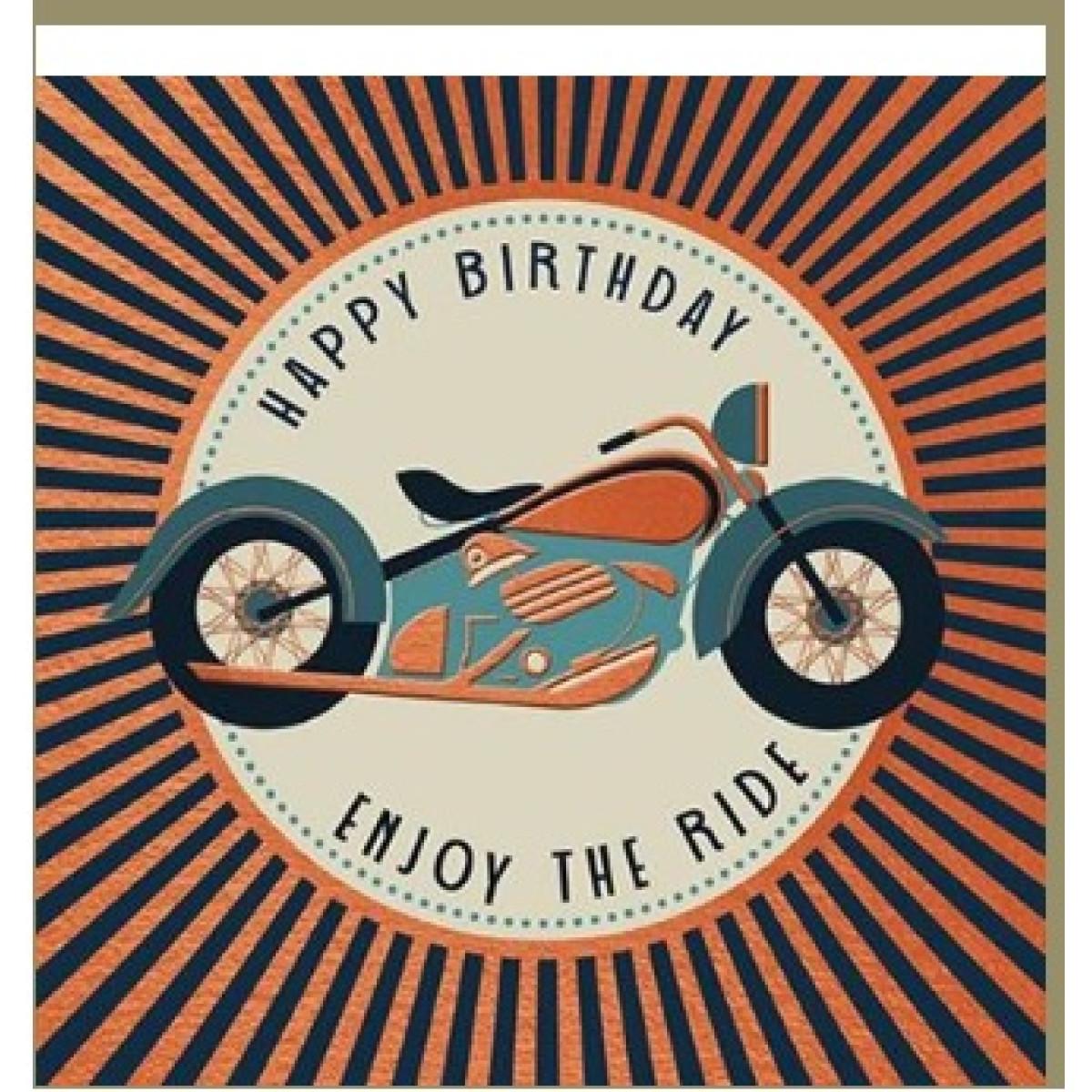 Rođendanska čestitka ENJOY THE RIDE 