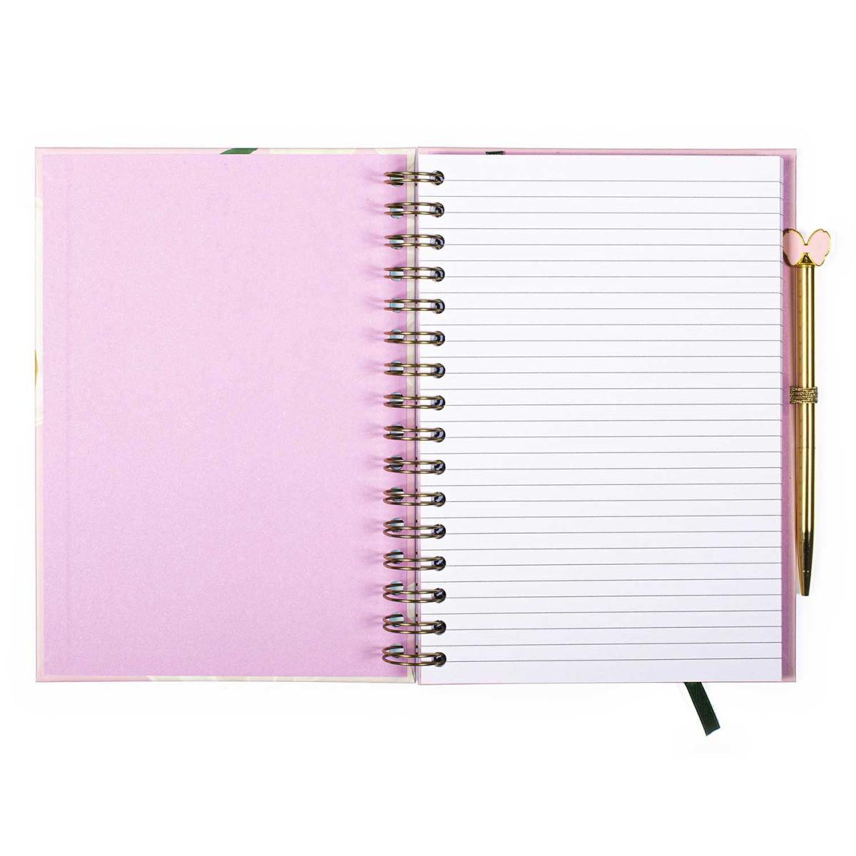 Spiralni notes A5 sa hemijskom olovkom 