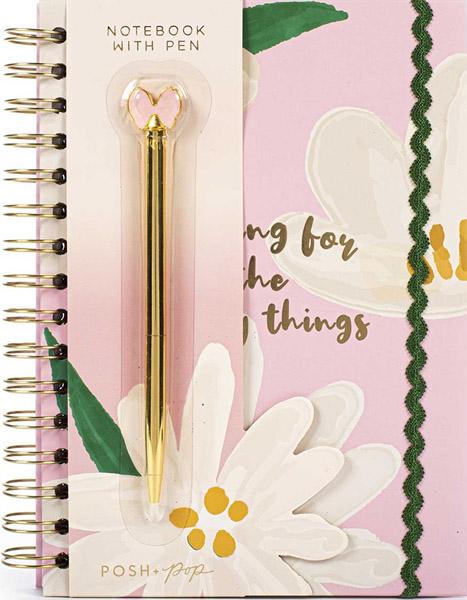 Spiralni notes A5 sa hemijskom olovkom 