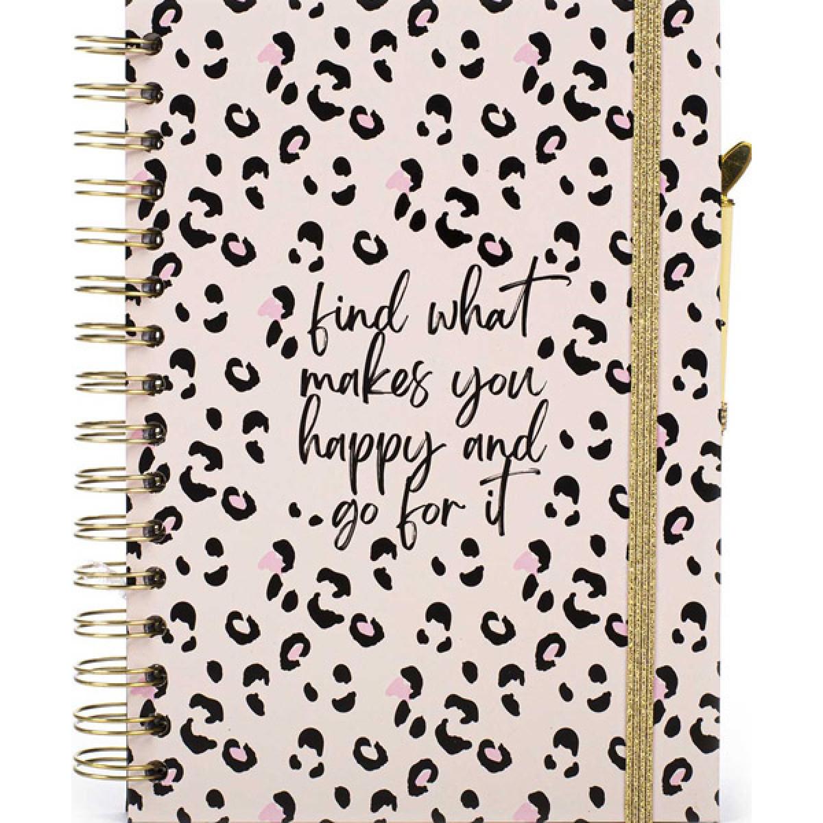 Spiralni notes A5 sa hemijskom olovkom 