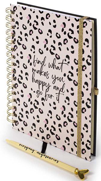 Spiralni notes A5 sa hemijskom olovkom 