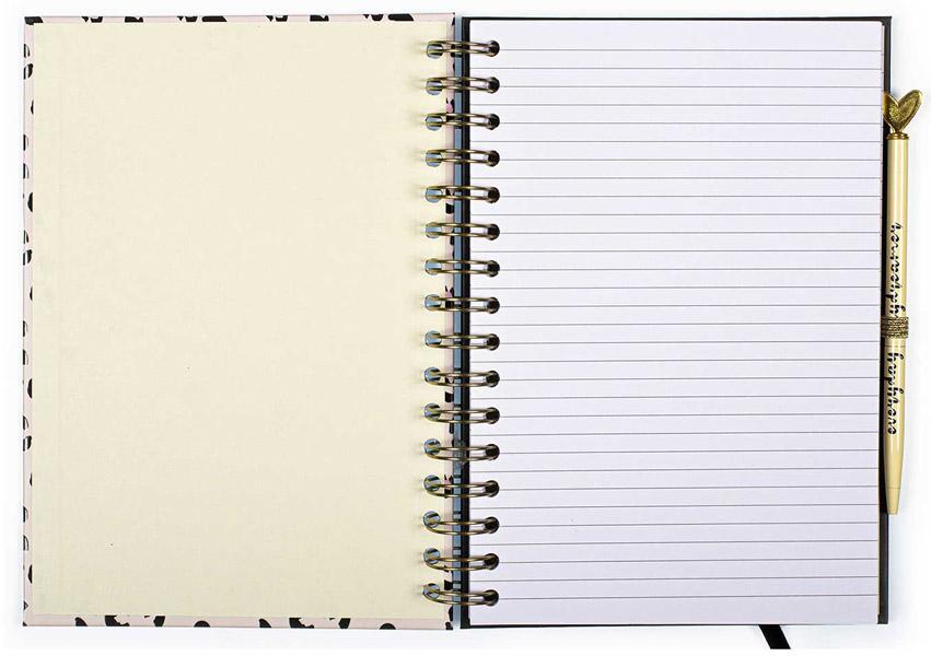 Spiralni notes A5 sa hemijskom olovkom 