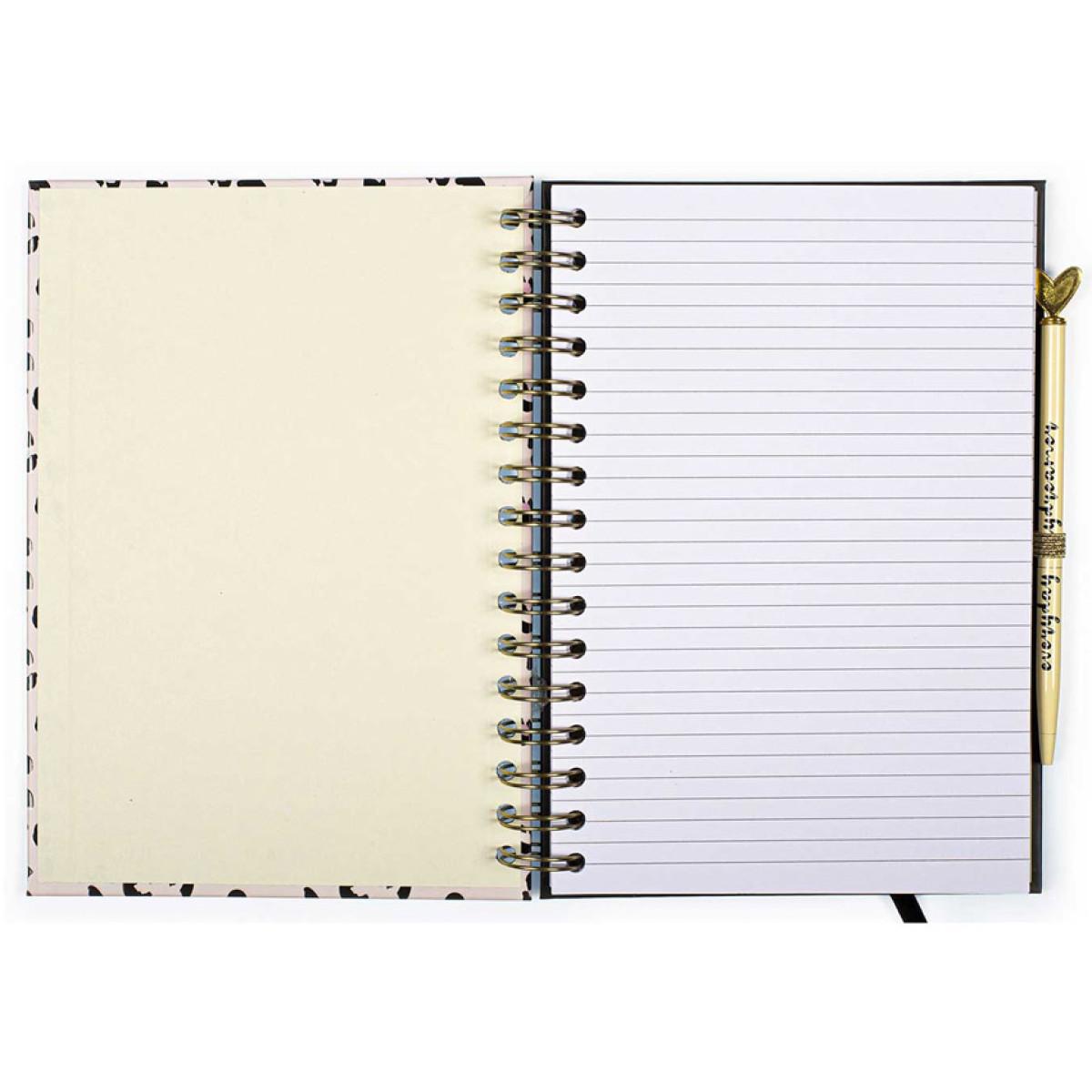 Spiralni notes A5 sa hemijskom olovkom 