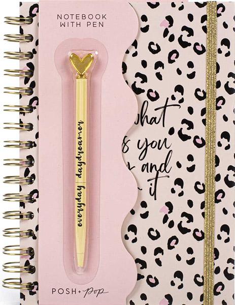 Spiralni notes A5 sa hemijskom olovkom 