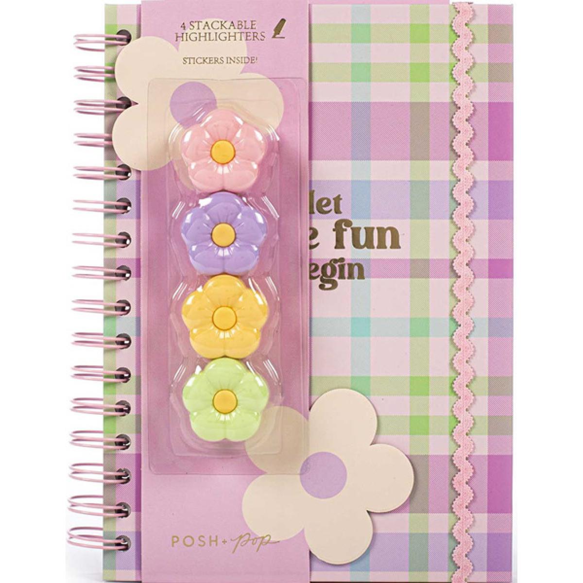 Spiralni notes A5 + 4 mini signira 