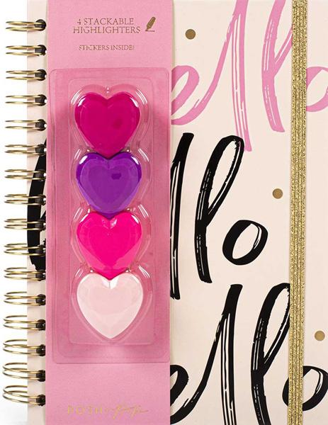 Spiralni notes A5 + 4 mini signira 