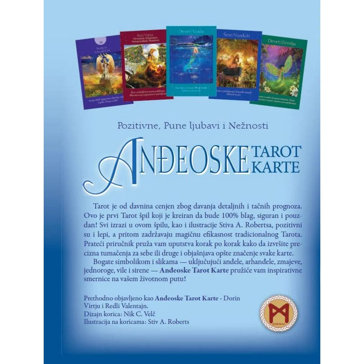 ANĐEOSKE TAROT KARTE (78 KARATA) + PRIRUČNIK + LUKSUZNA KUTIJA 