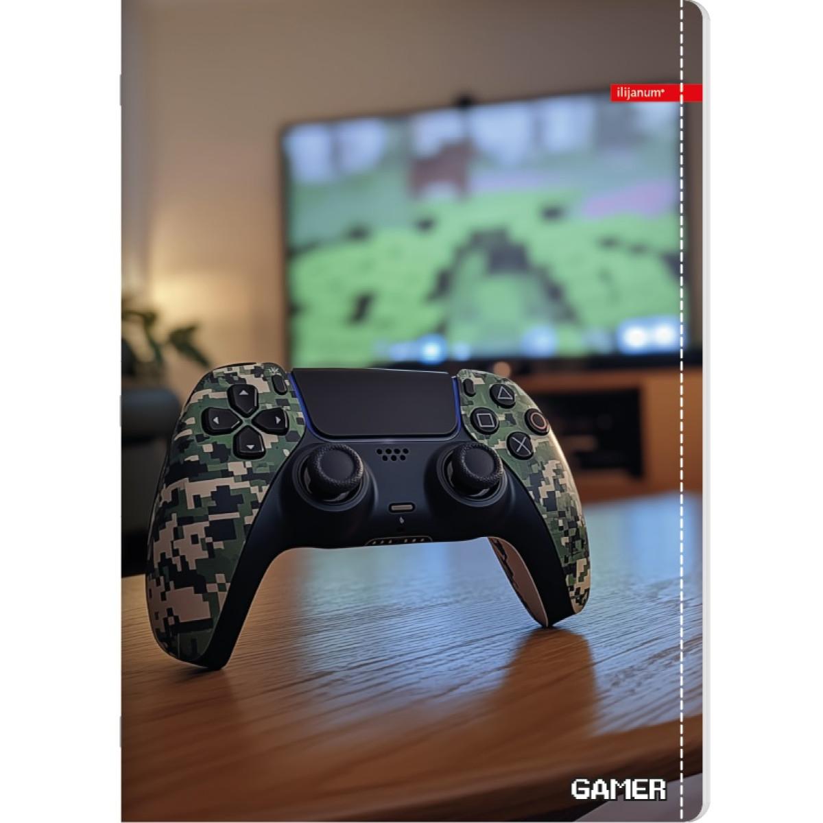 Sveska na kvadratiće A4 GAMER 52 lista (Više vrsta) 