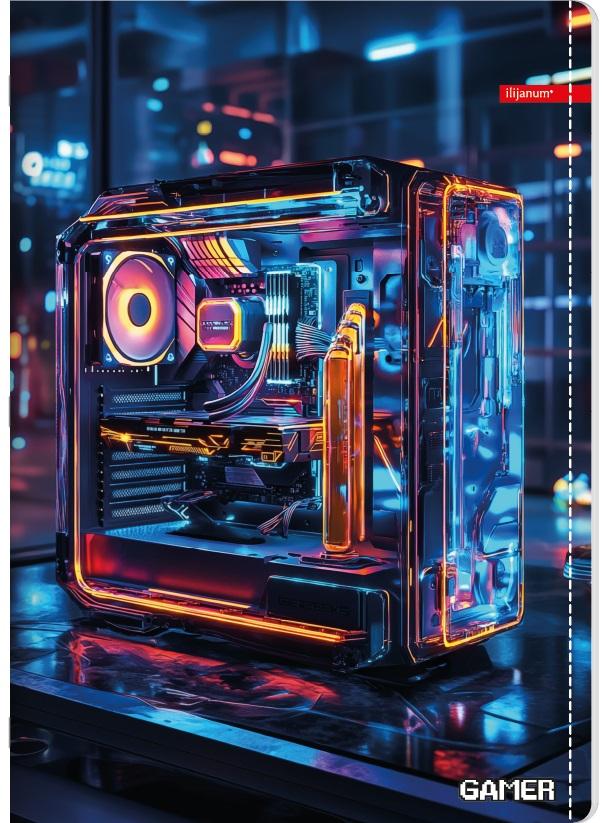 Sveska na kvadratiće A4 GAMER 52 lista (Više vrsta) 