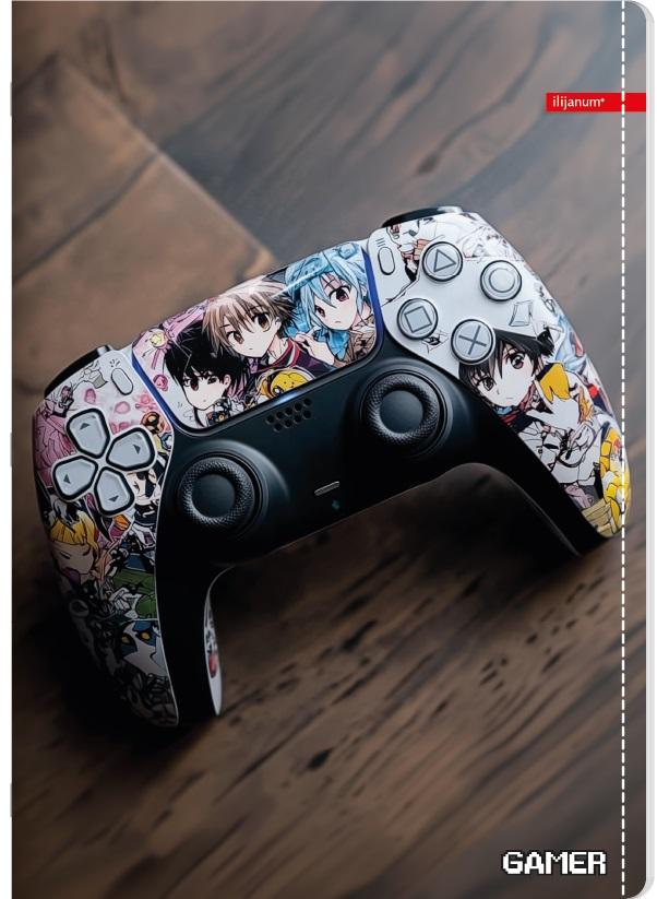 Sveska na kvadratiće A4 GAMER 52 lista (Više vrsta) 