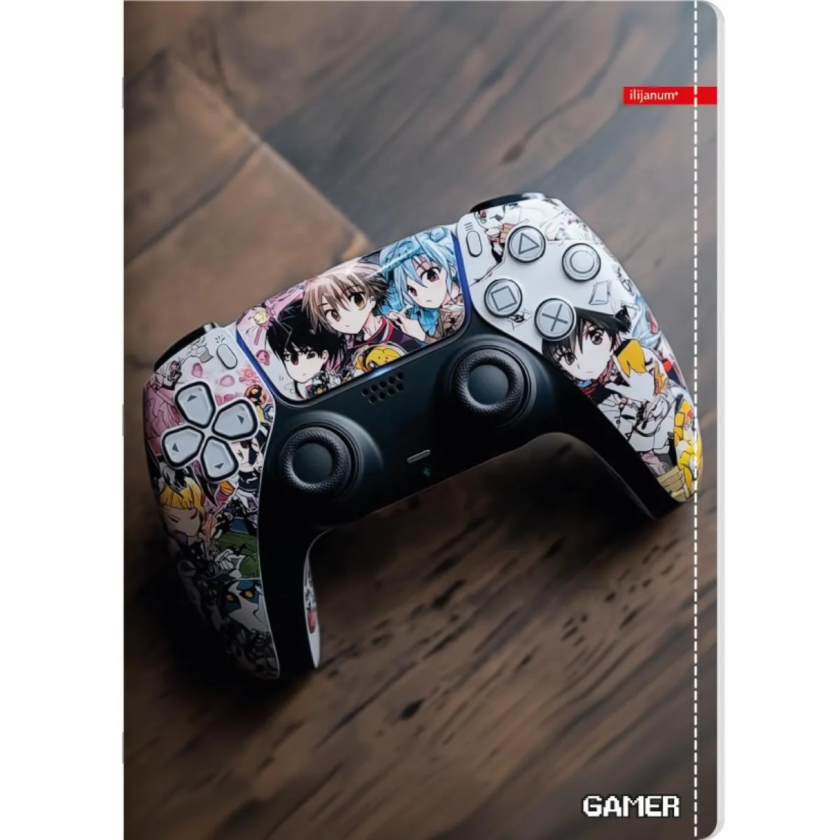 Sveska uske i široke linije A4 GAMER 52 lista (Više vrsta) 