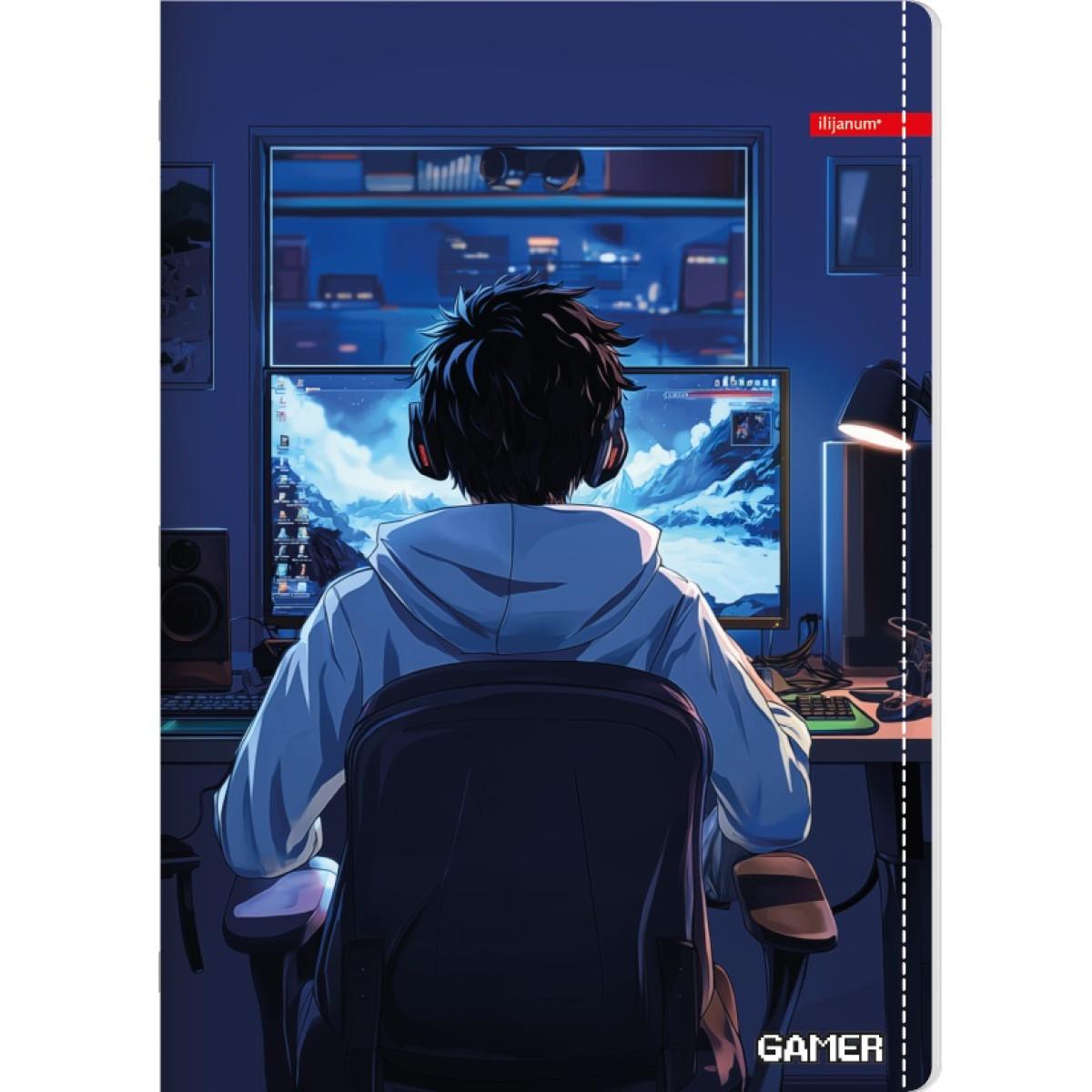 Sveska na kvadratiće A5 GAMER 52 lista (Više vrsta) 