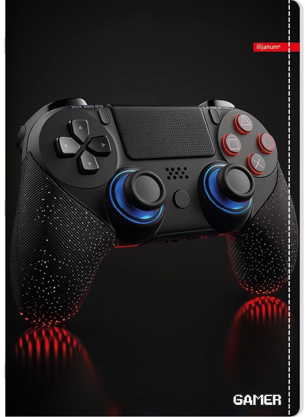 Sveska na kvadratiće A5 GAMER 52 lista (Više vrsta) 