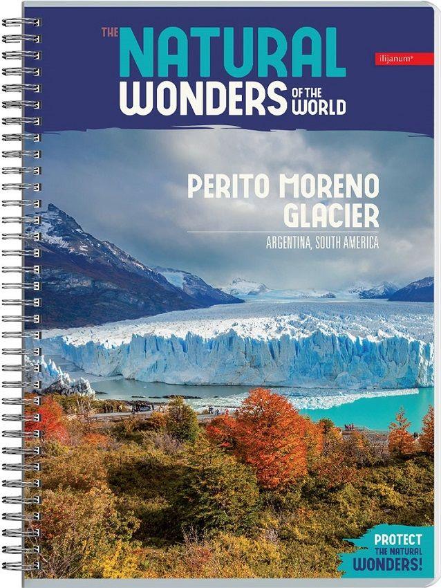 Sveska na linije A4 sa spiralom NATURAL WONDERS 80 listova (Više vrsta) 