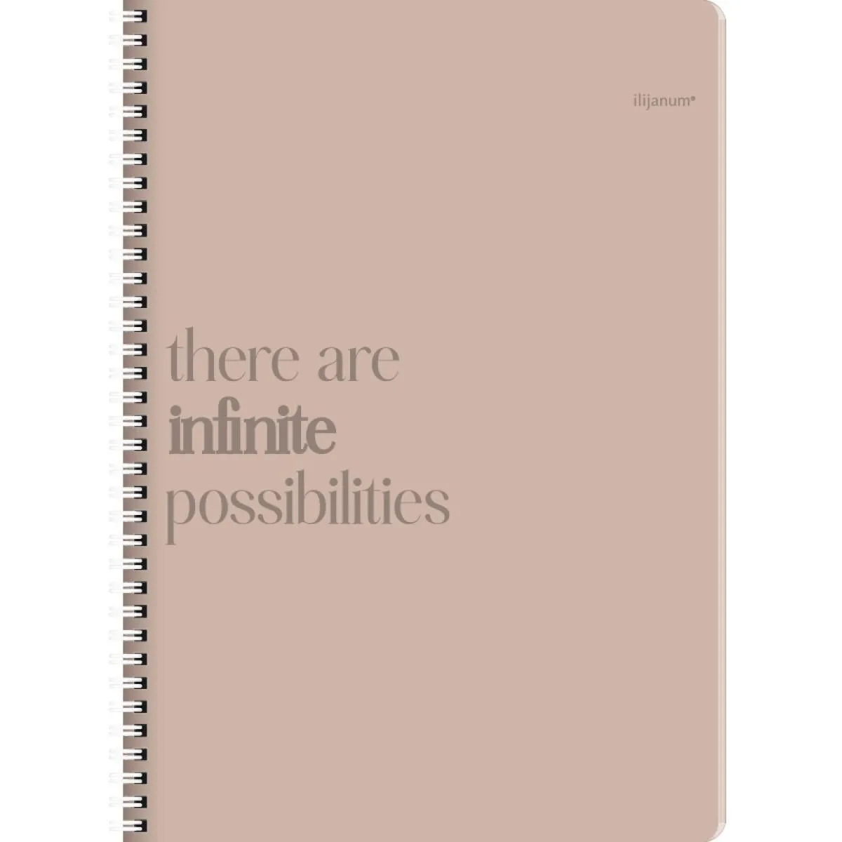 Sveska na kvadratiće A6 sa spiralom INFINITY 120 listova, tvrd povez 