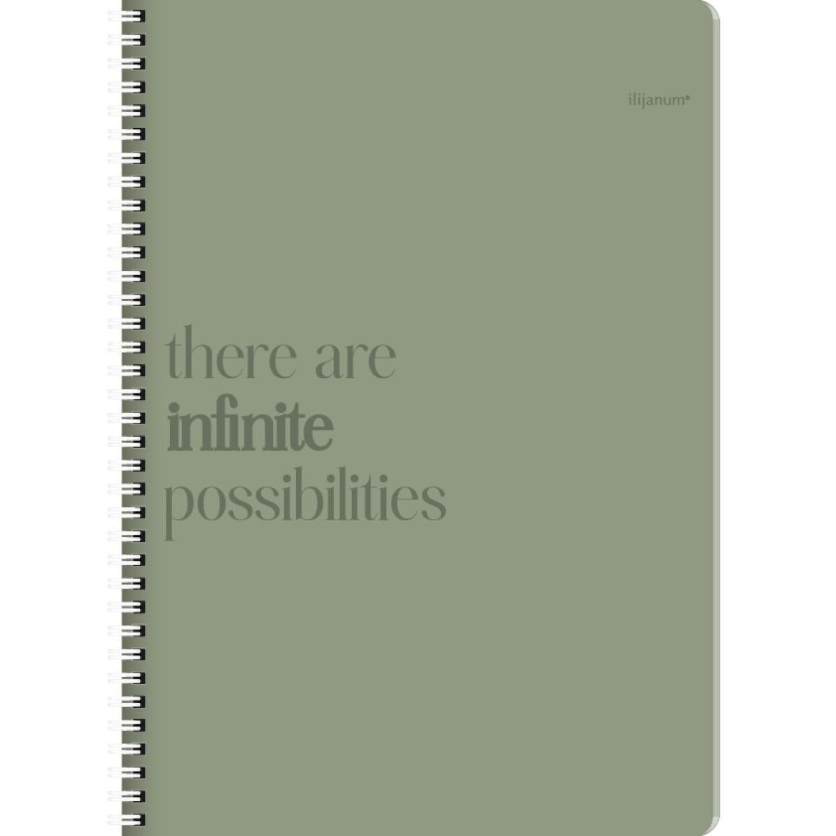 Sveska na linije A6 sa spiralom INFINITY 120 listova, tvrd povez (Više vrsta) 