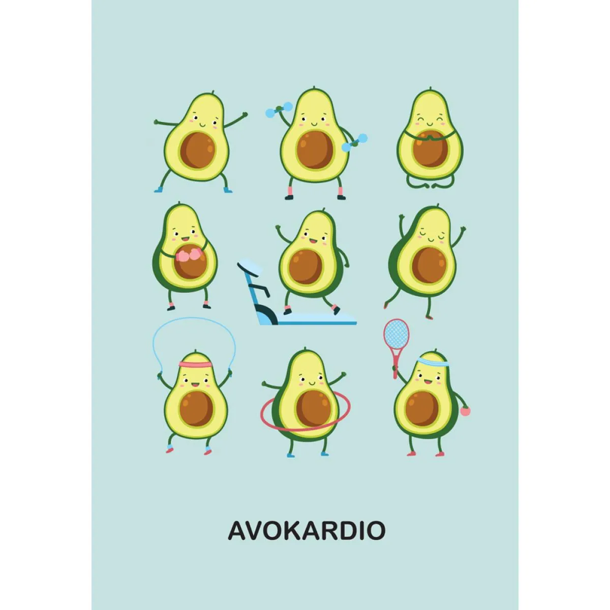 Čestitka AVOKARDIO 