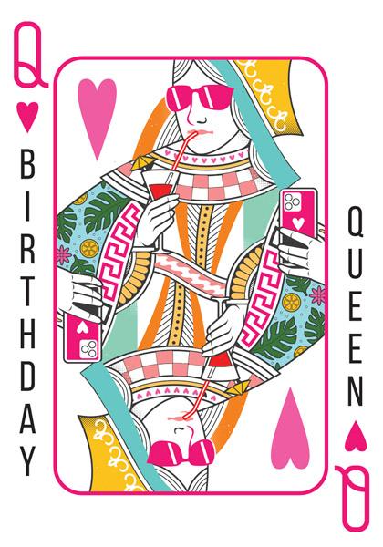 Rođendanska čestitka BIRTHDAY QUEEN 
