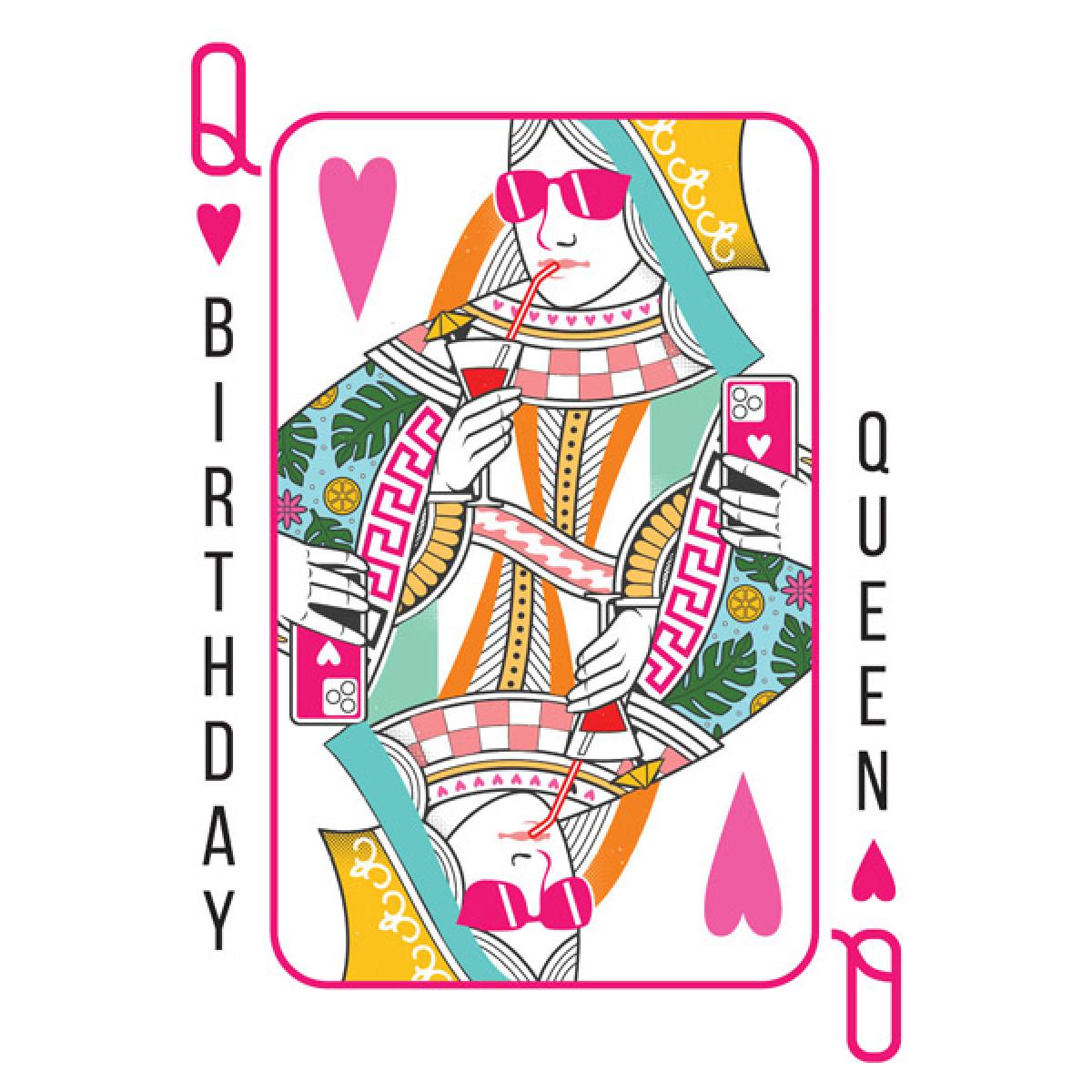 Rođendanska čestitka BIRTHDAY QUEEN 