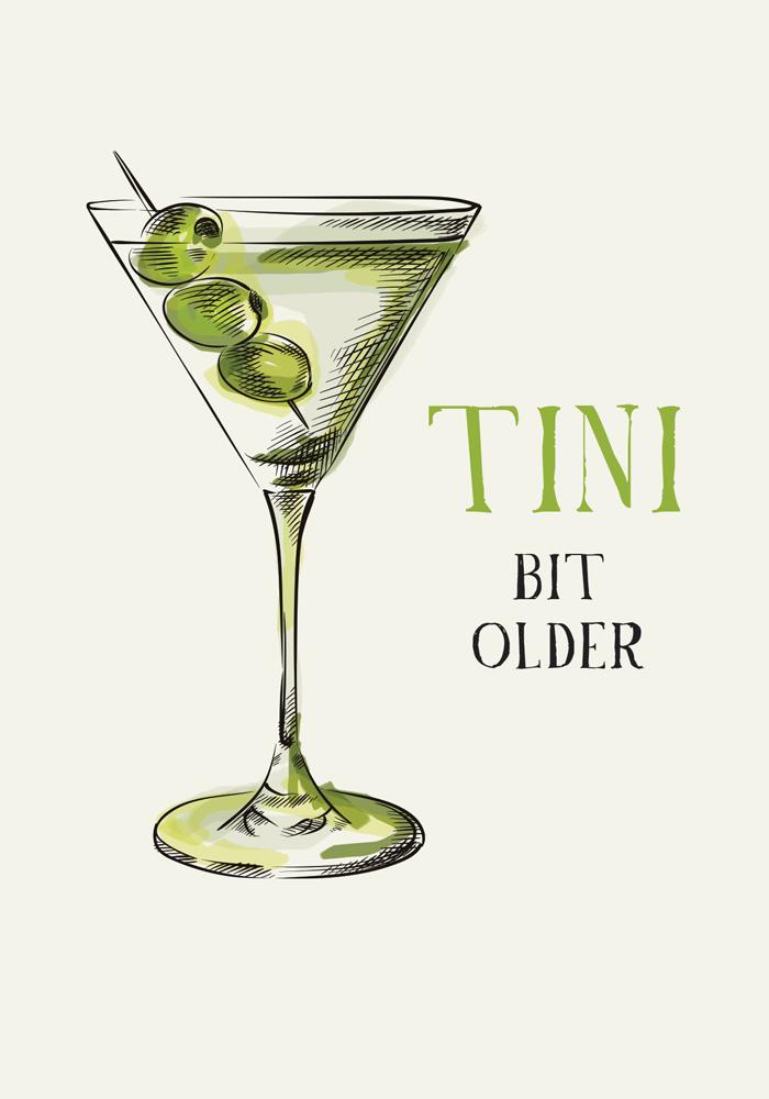 Rođendanska čestitka TINI BIT OLDER 