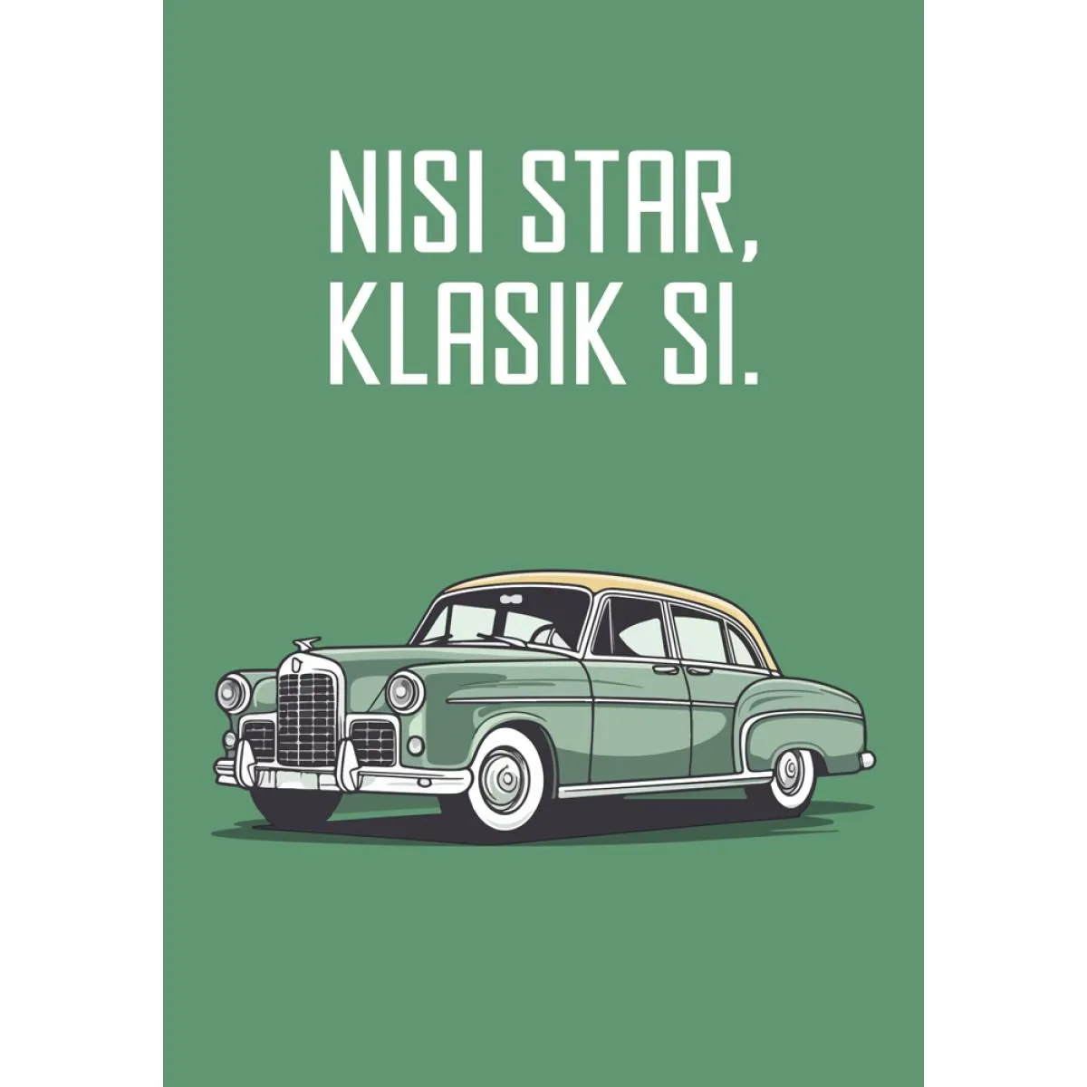 Rođendanska čestitka YOU'RE A CLASSIC (muška) 
