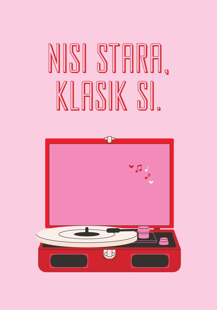 Rođendanska čestitka YOU'RE A CLASSIC (ženska) 