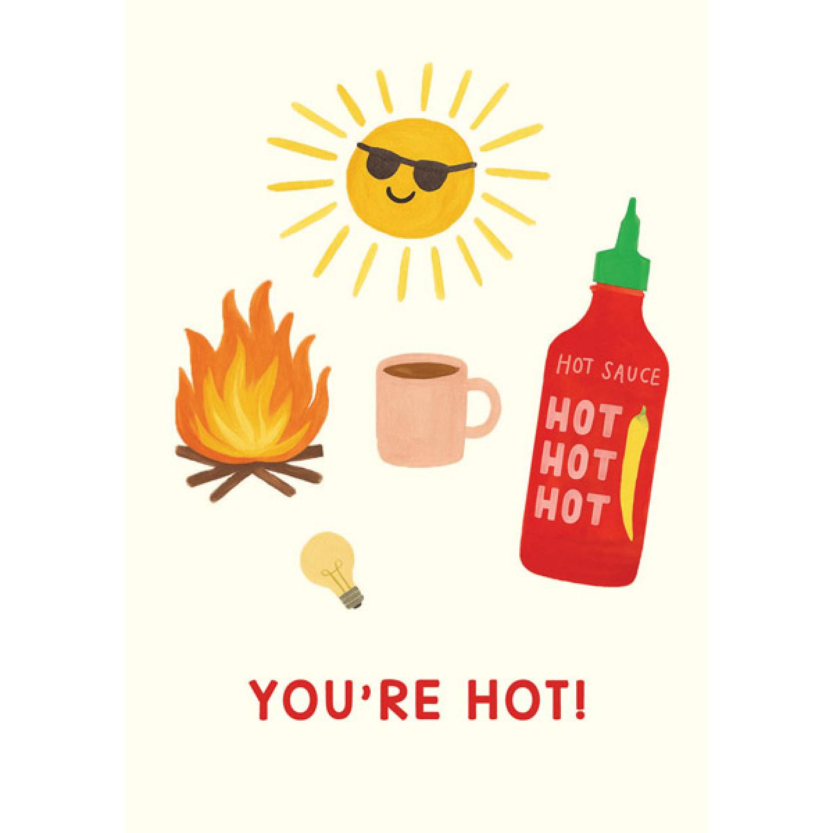 Čestitka YOU'RE HOT 