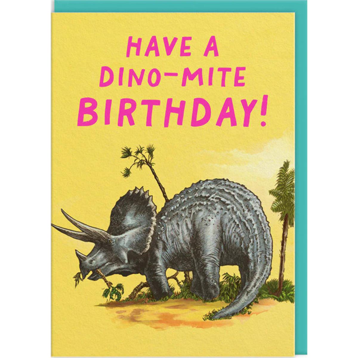 Rođendanska čestitka TRICERATOPS 