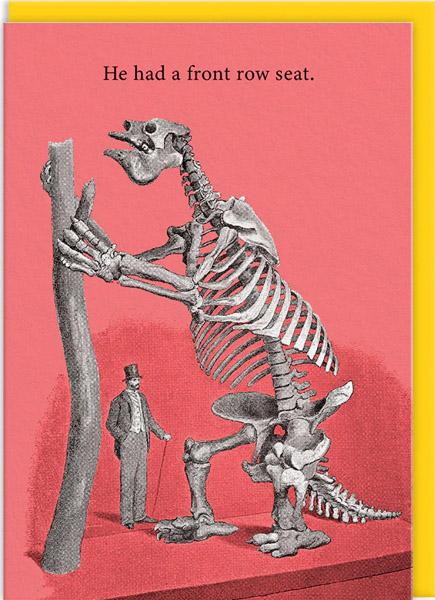 Čestitka FRONT ROW SEAT 