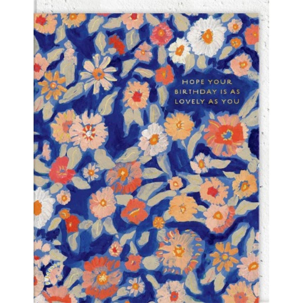 Rođendanska čestitka LOVELY AS YOU BLLOMS 