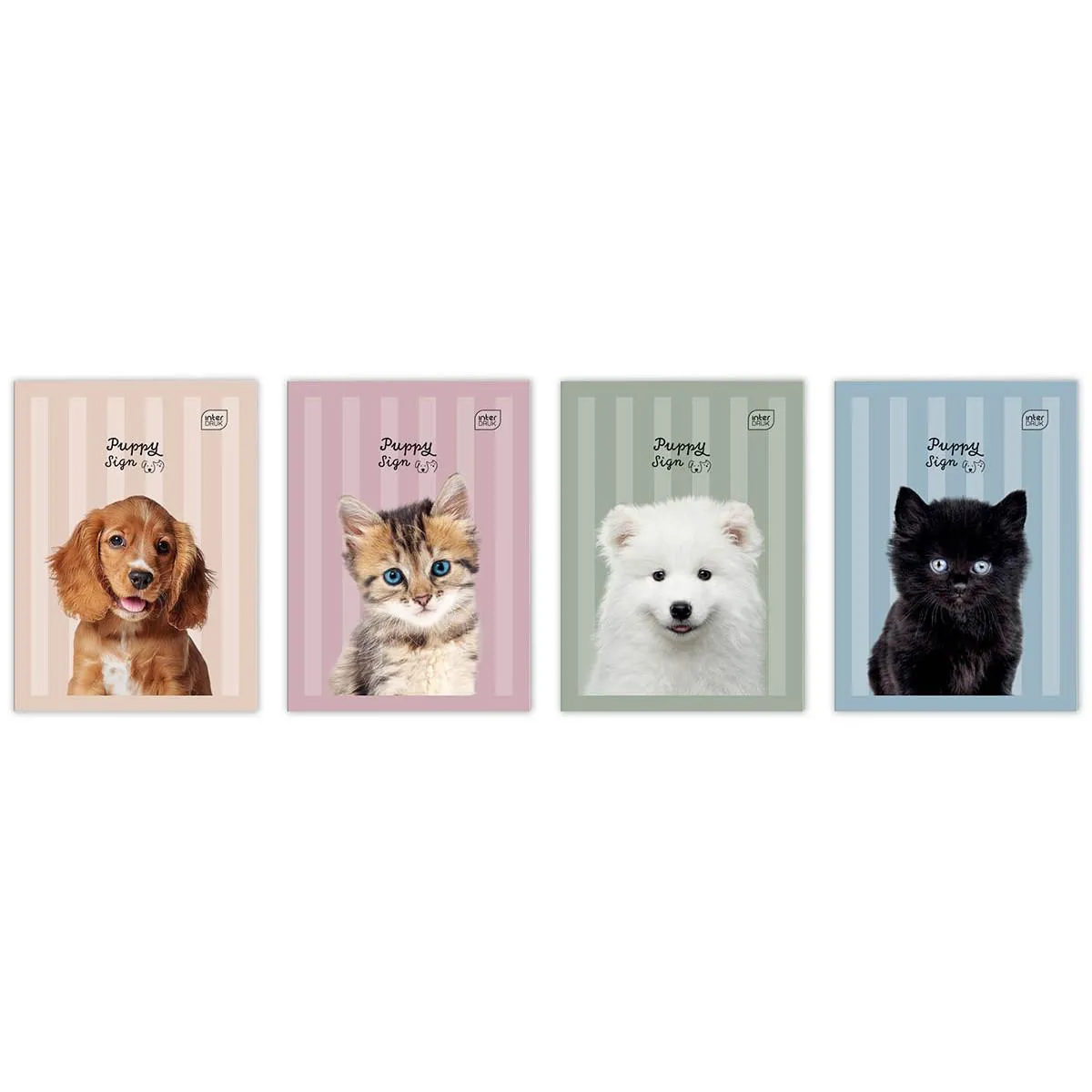 Sveska na kvadratiće A6 PUPPY 32 lista (Više vrsta) 
