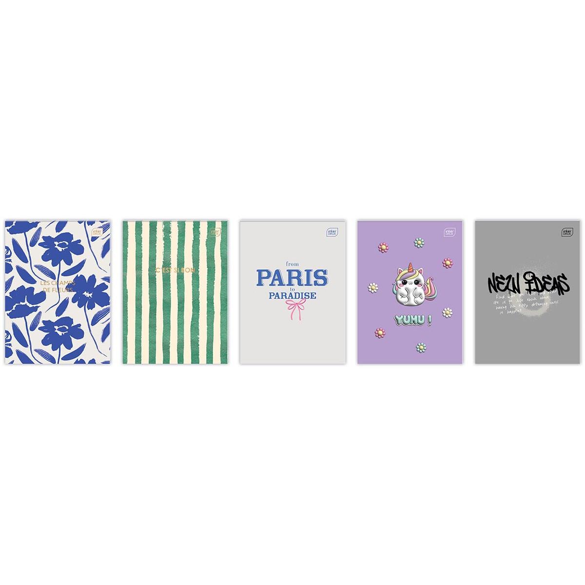 Notes A7, 50 listova na kvadratiće (Više vrsta) 