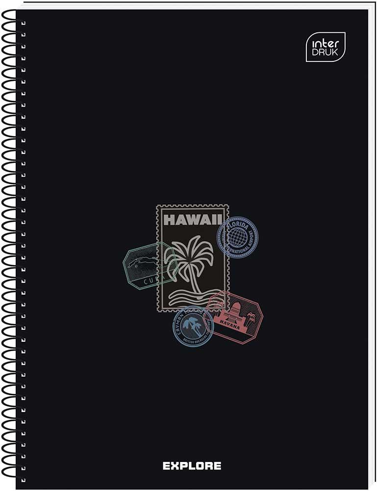 Spiralni notes A4, 50 listova na kvadratiće (Više vrsta) 