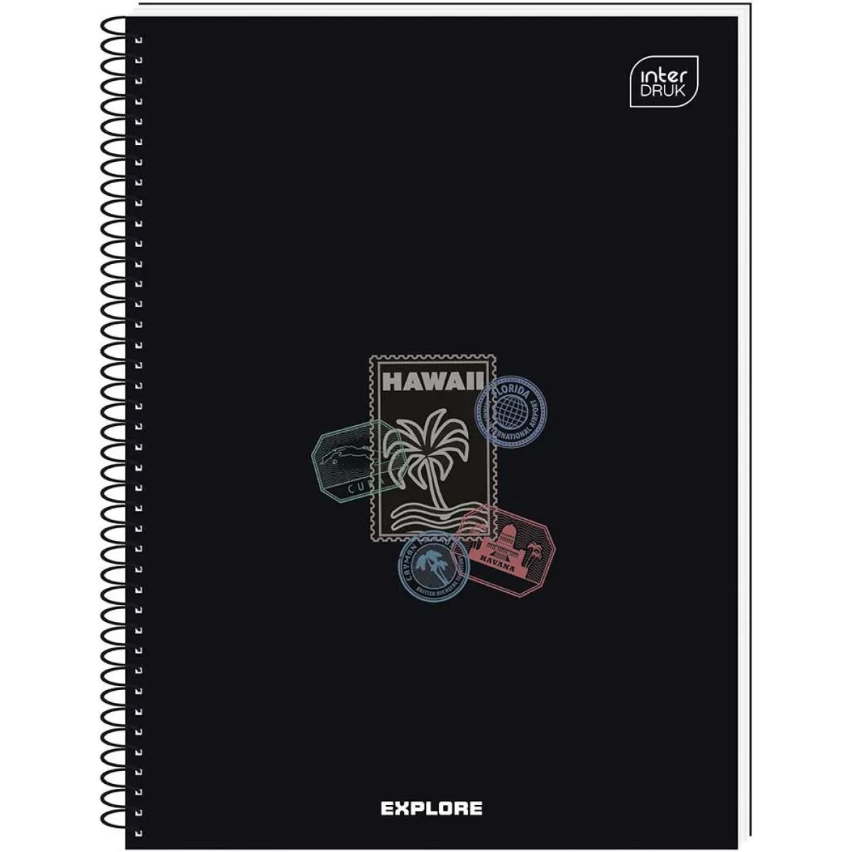 Spiralni notes A4, 50 listova na kvadratiće (Više vrsta) 