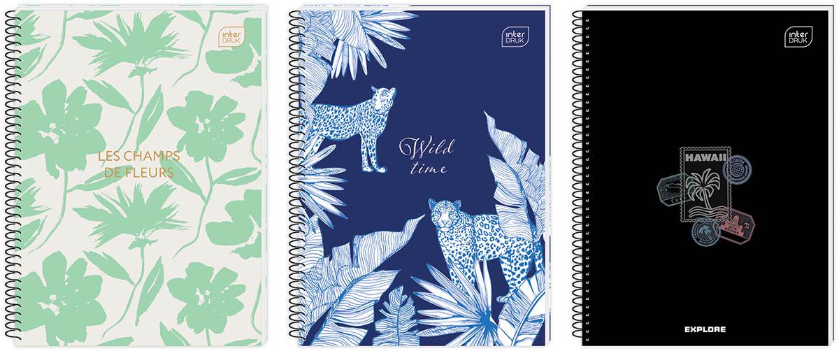 Spiralni notes A4, 50 listova na kvadratiće (Više vrsta) 