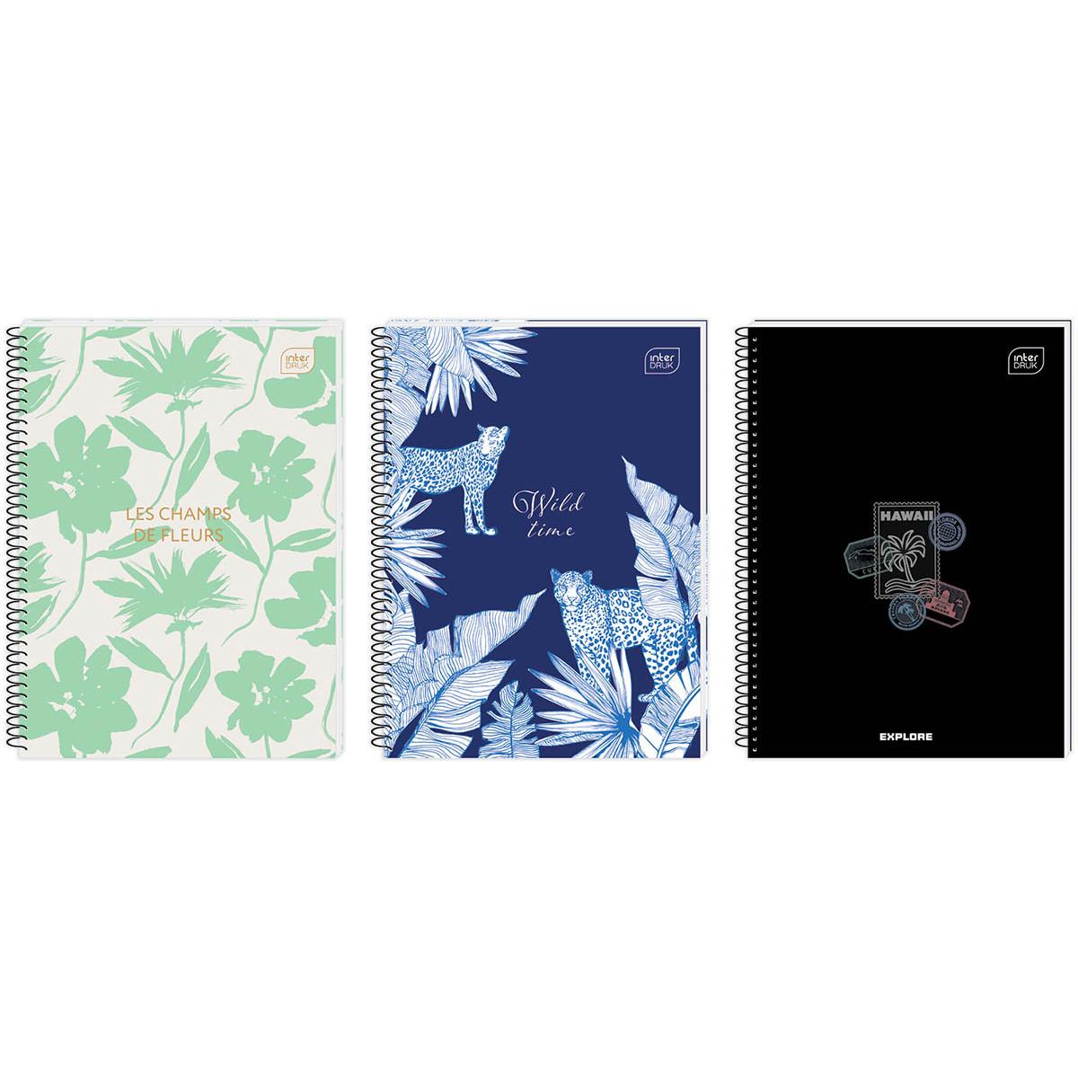 Spiralni notes A4, 50 listova na kvadratiće (Više vrsta) 