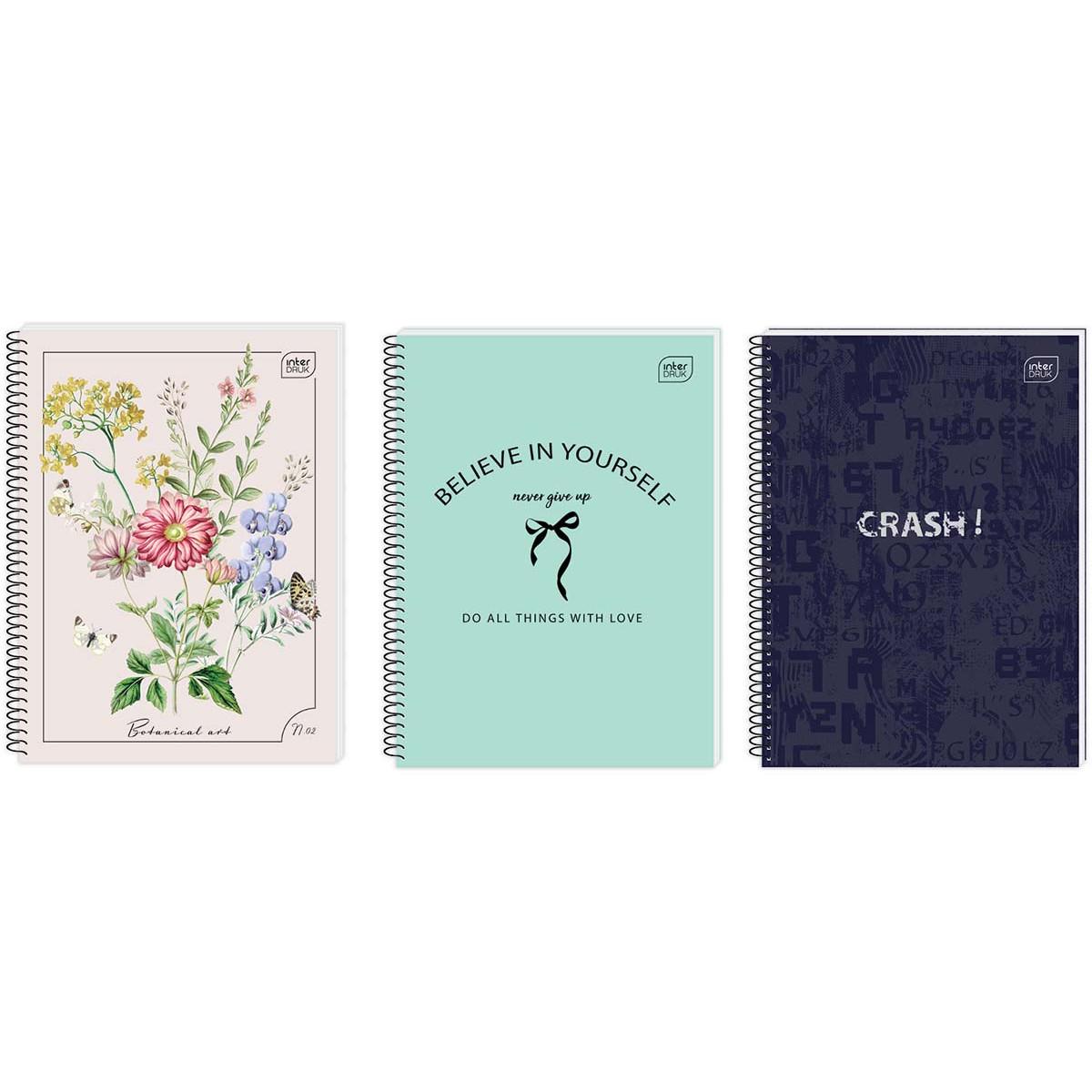 Spiralni notes A4, 120 listova na kvadratiće (Više vrsta) 