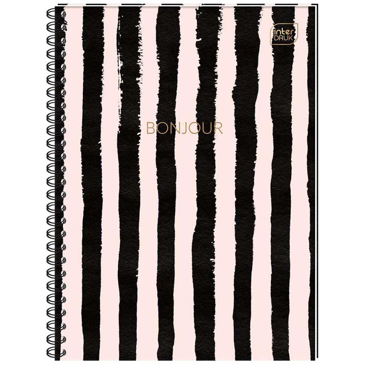 Spiralni notes A5, tvrde korice, 80 listova na kvadratiće (Više vrsta) 