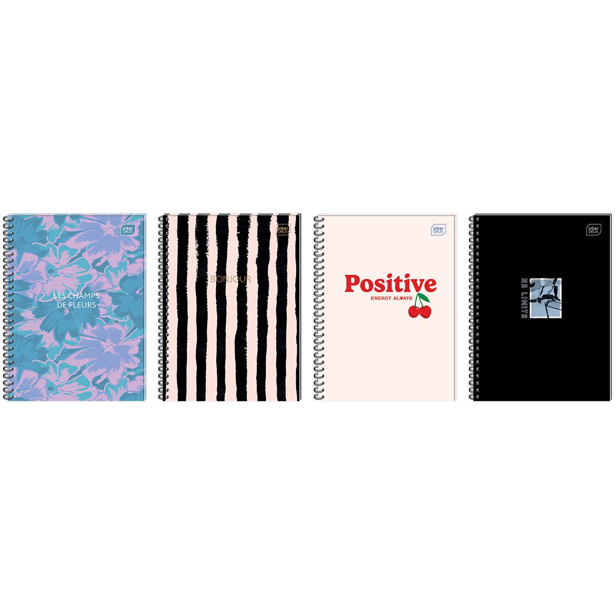 Spiralni notes A5, tvrde korice, 80 listova na kvadratiće (Više vrsta) 